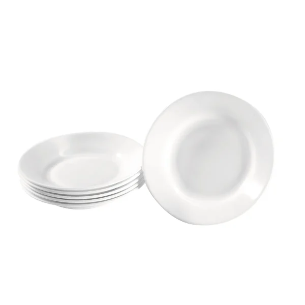 Assiette creuse en verre trempé 6 pièces — Eduplay Jouet pédagogique Crèche