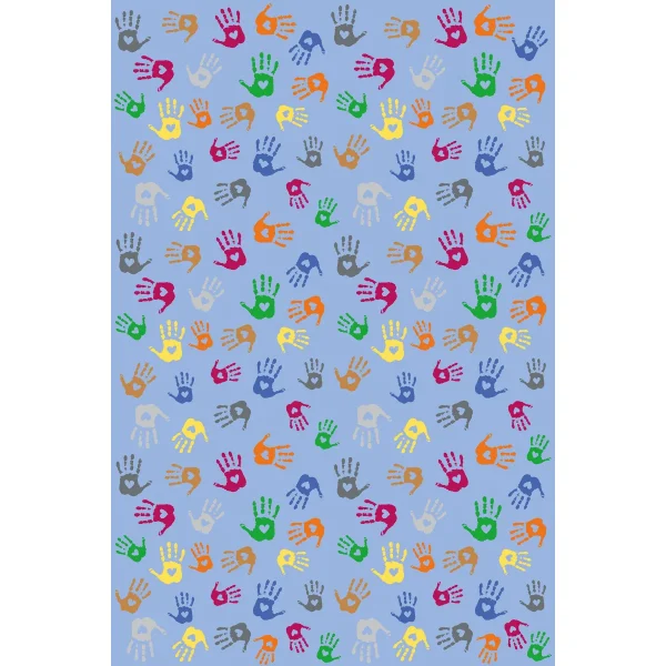 Tapis Mains rectangulaire 300 x 200 cm — Eduplay Jouet pédagogique Crèche