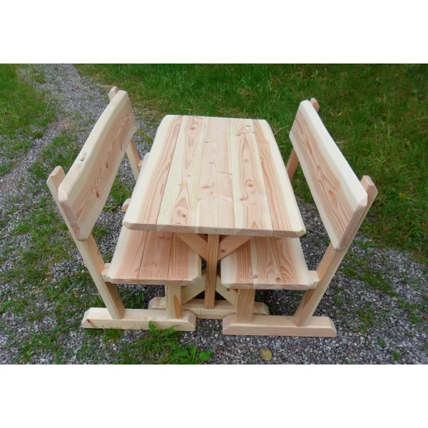 Table pour enfants en Sapin Douglas — Kiki-Ena Matériel créatif Bois naturel