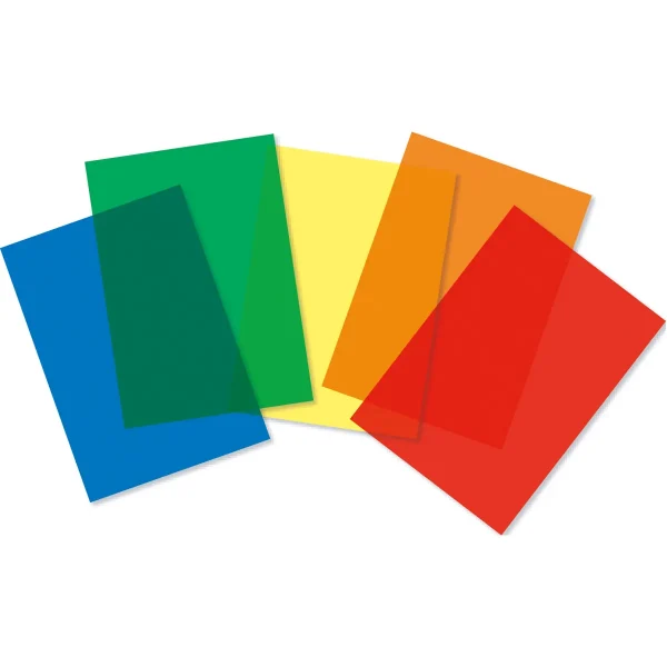 Feuilles transparentes 5 pièces A4 — Eduplay jouet pédagogique maternelle