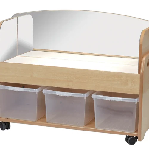 Chariot sous-meuble avec encadrement miroir — Millhouse jouet éducatif scolaire