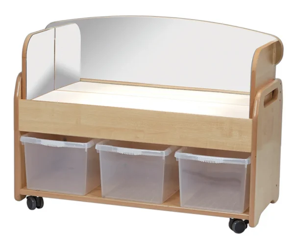 Chariot sous-meuble avec encadrement miroir — Millhouse jouet éducatif scolaire