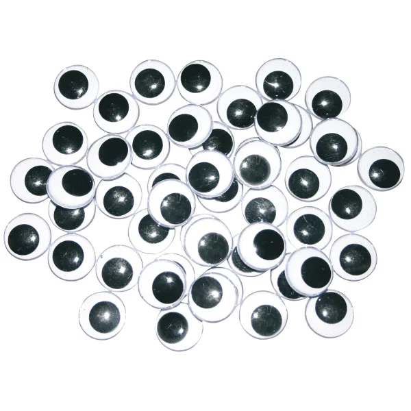 Yeux mobiles 18 mm noir/blanc — Jouet éducatif Eduplay
