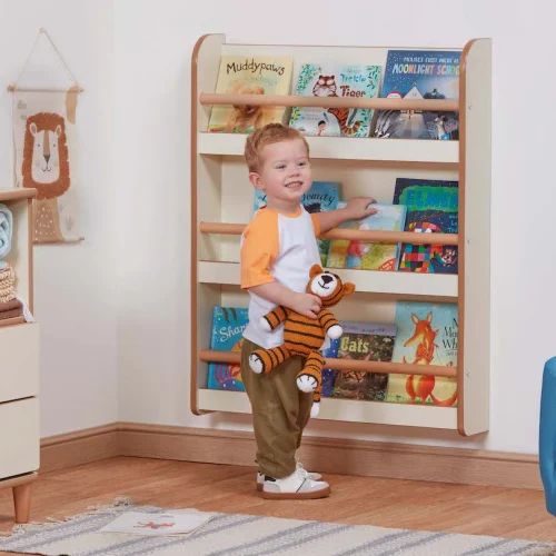 Bibliothèque murale pour crèche & maternelle — Millhouse jouet éducatif école
