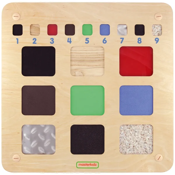 Éléments Muraux Tableau d'Entraînement Tactile — Kiki-Ena Matériaux de bricolage Bois naturel
