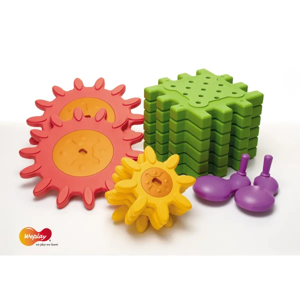 We-Block Gears — Kiki-Ena Matériaux de bricolage en bois naturel