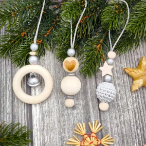 Suspensions de Noël 3er-Set • Argent