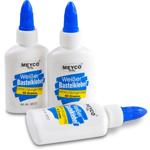Colle de loisir créatif blanche, flacon 40g, sans solvant — Kiki-Ena Matériaux de loisir créatif Bois naturel