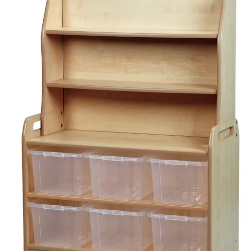 Étagère Welsh Dresser avec 6 bacs transparents — Millhouse Jouets Éducatifs Scolaires