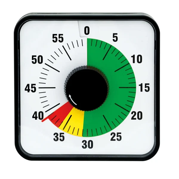 Horloge de durée Automatique magnétique avec disque de signalisation — Eduplay jouet pédagogique maternelle